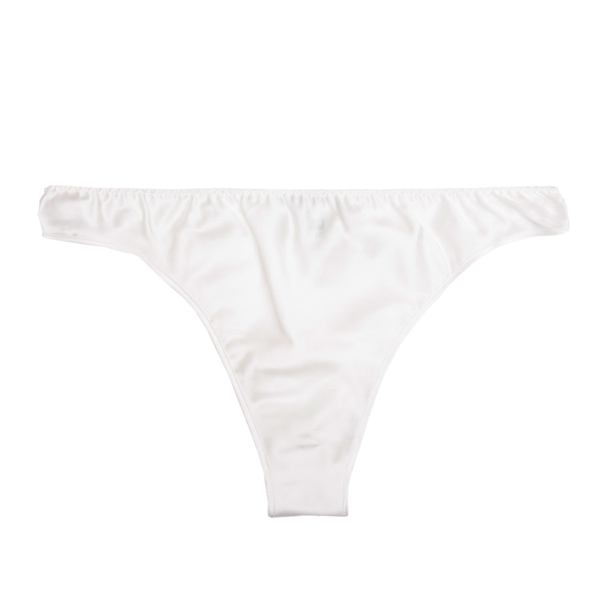 Zoe low-rise panty in ivory organic silk – luxury and comfortable lingerie by HERTH
