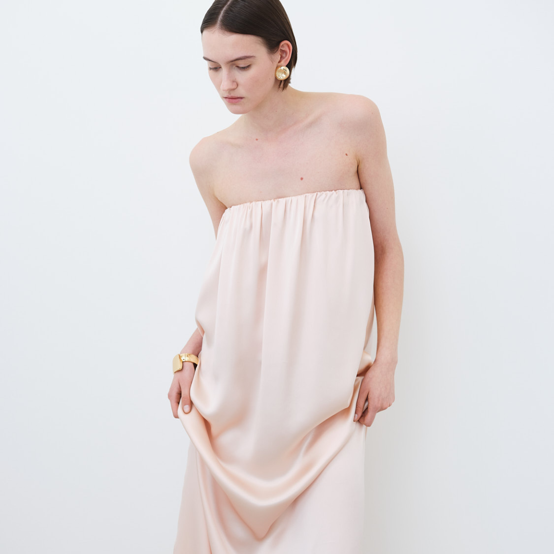 Elevate your style with HERTH organic silk dresses — sustainable and elegant womenswear collection