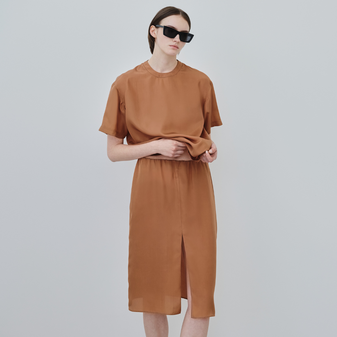 HERTH Exclusive Sale — premium organic silk collection banner showcasing sustainable womenswear and lingerie