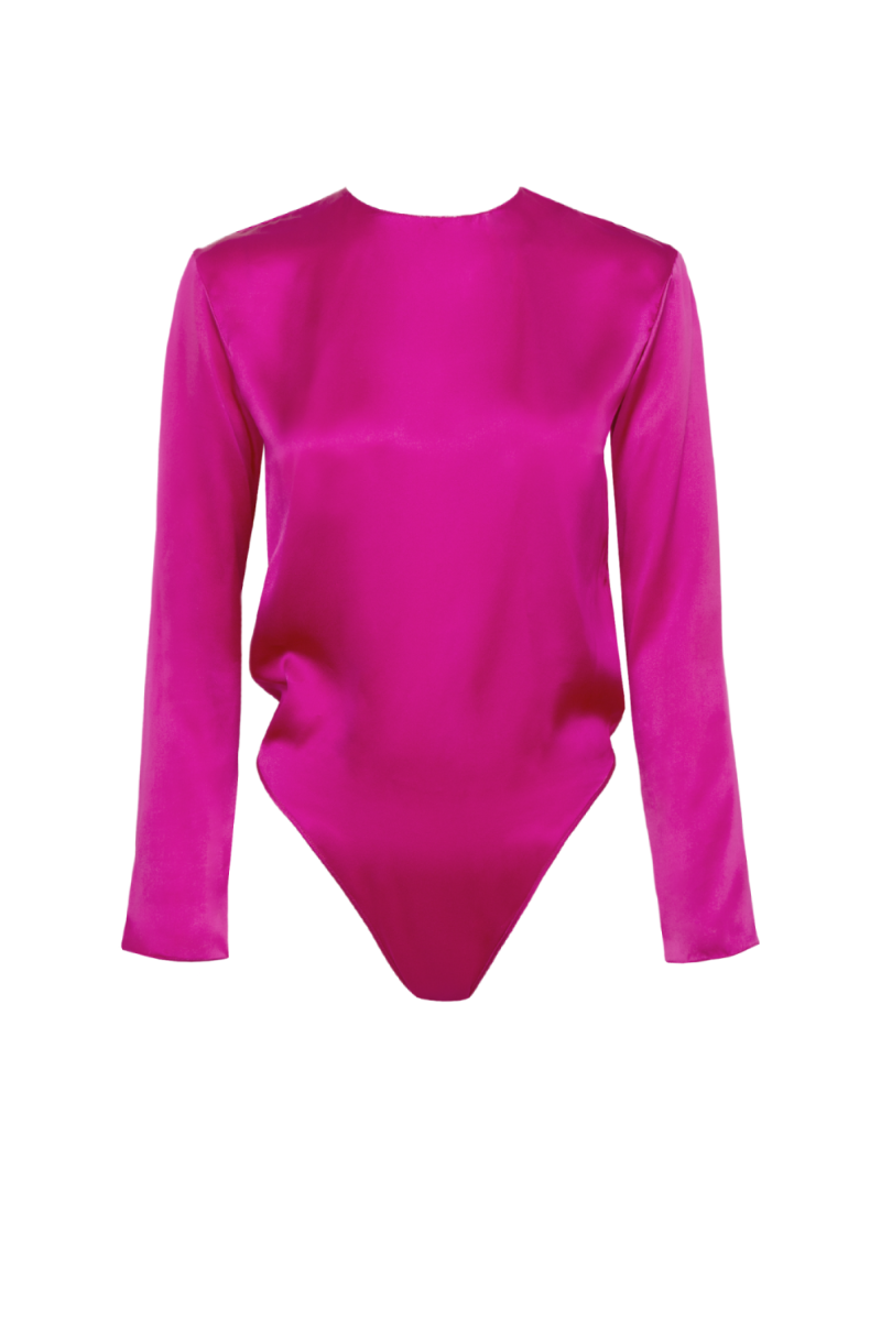 ELY HOT PINK: LONG SLEEVES BODYSUIT | SAMPLE