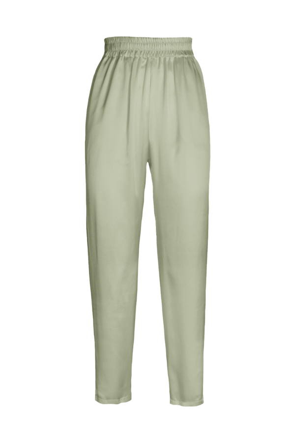 ROY TEA: GOTS ORGANIC SILK TROUSERS | SAMPLE