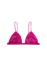 IVY HOT PINK: ORGANIC SILK LUXURY BRA TOP