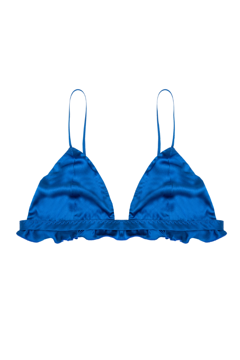 KIM BRA TOP AND ERA BRIEF: AZULINE ORGANIC SILK SET