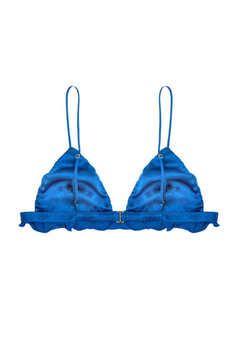 KIM BRA TOP AND ERA BRIEF: AZULINE ORGANIC SILK SET