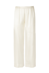 ZENO ALMOND: ORGANIC SILK TROUSERS | SAMPLE