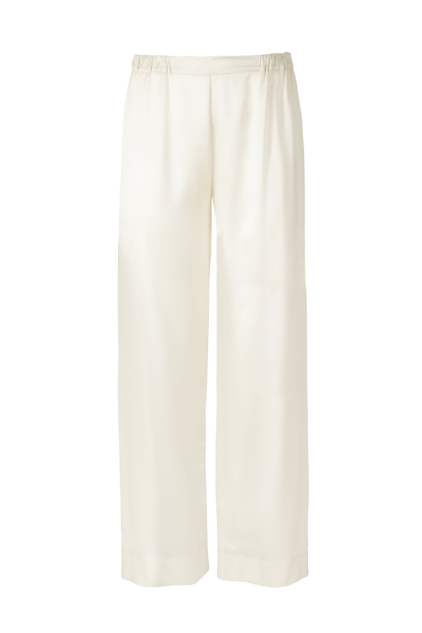 ZENO ALMOND: GOTS ORGANIC SILK TROUSERS