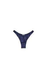 JUDE NAVY BLUE: GOTS ORGANIC SILK HIGH-LEG PANTIES