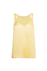 ELSE: BUTTER-COLORED TOP, GOTS CERTIFIED SILK