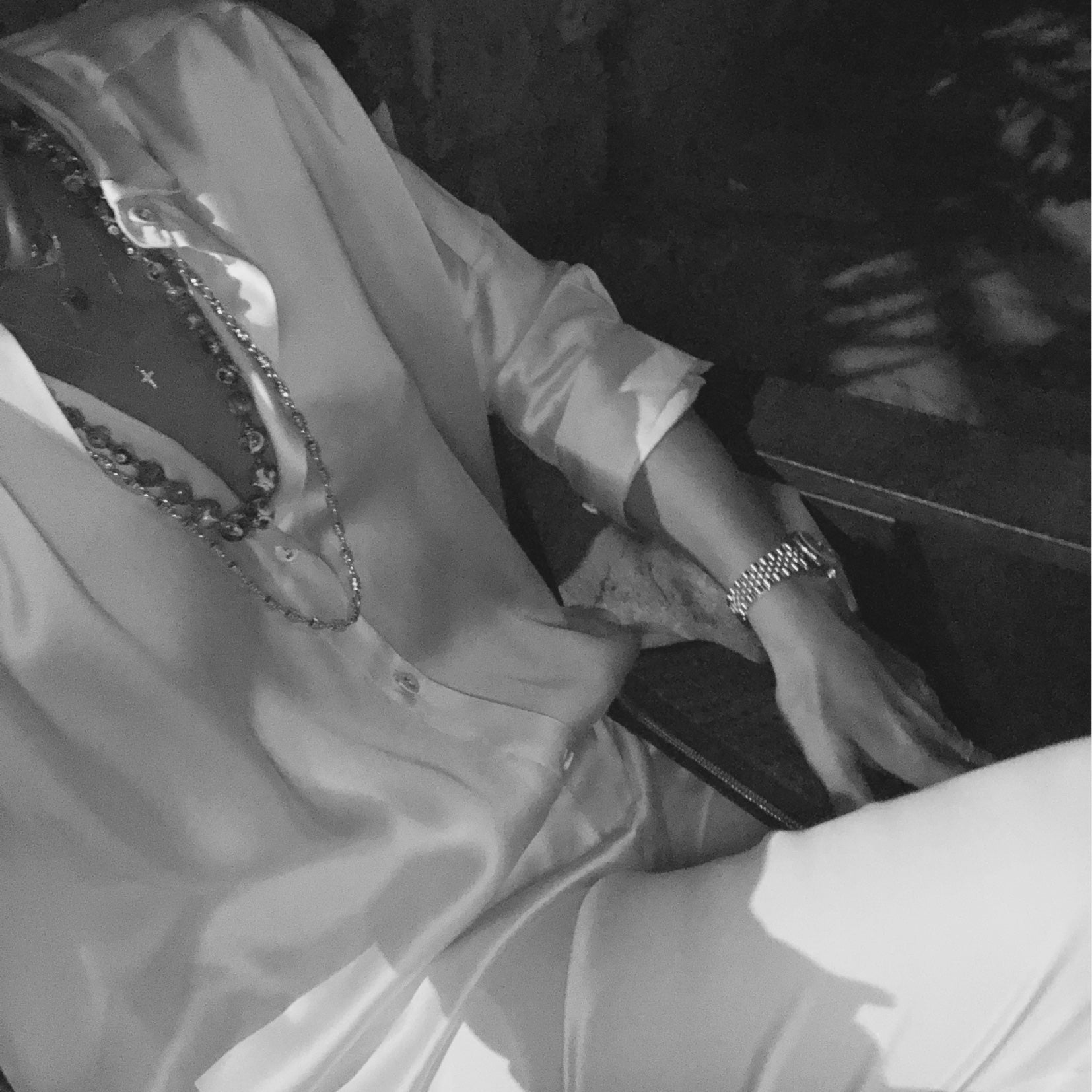 Antonietta, founder of HERTH, wearing organic silk — embodying elegance, sustainability and timeless design.