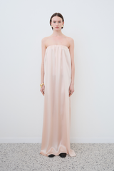 ERIN: OFF-THE-SHOULDER MAXI DRESS IN SILK | PRE-ORDER