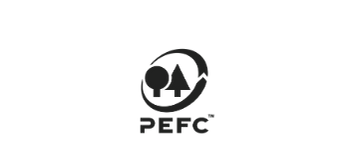 Programme for the Endorsement of Forest Certification (PEFC) logo showing HERTH’s commitment to sustainable forestry and responsibly sourced materials.