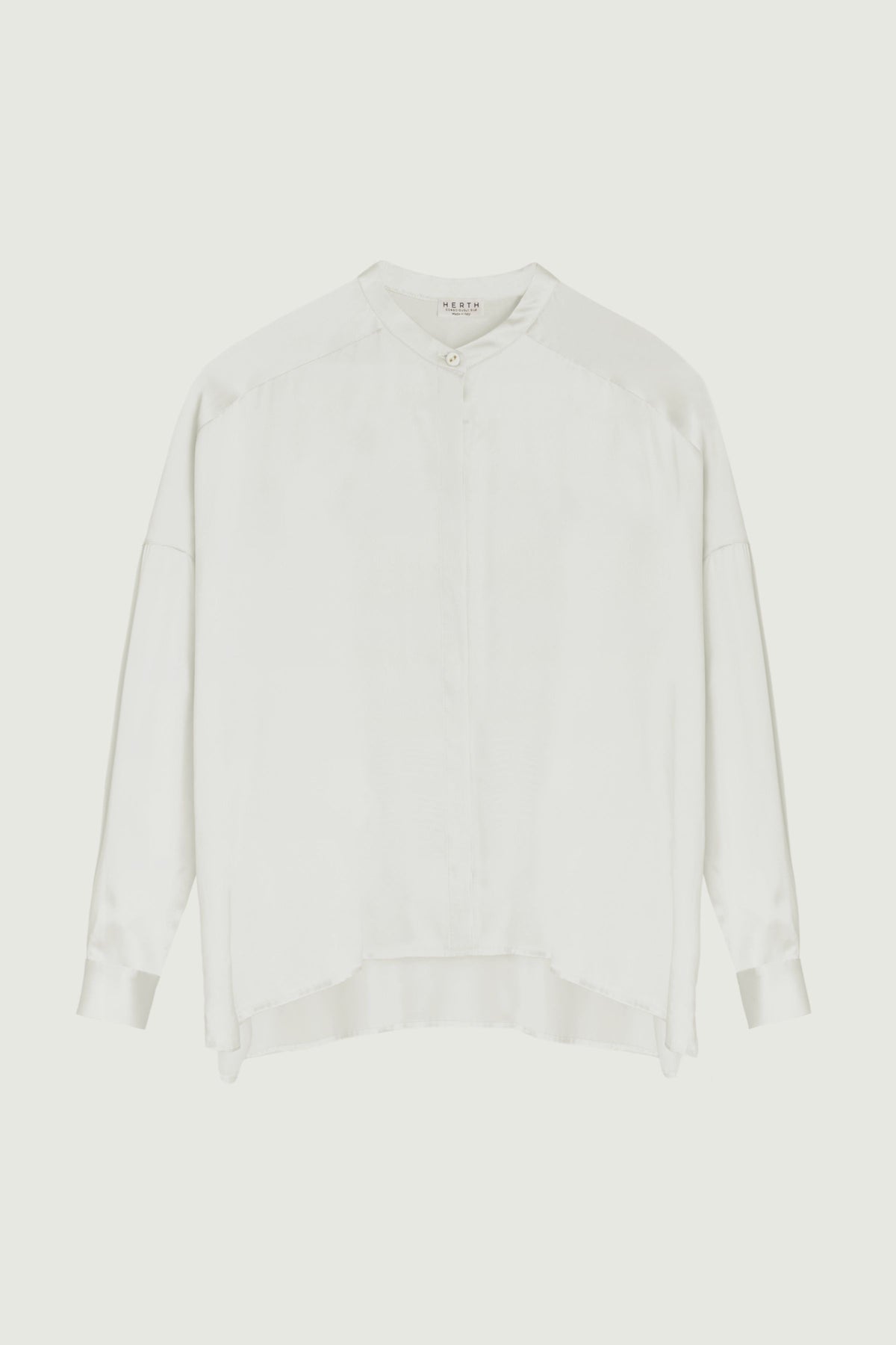 Organic Silk Shirt Made in Italy – Tess Ivory | HERTH