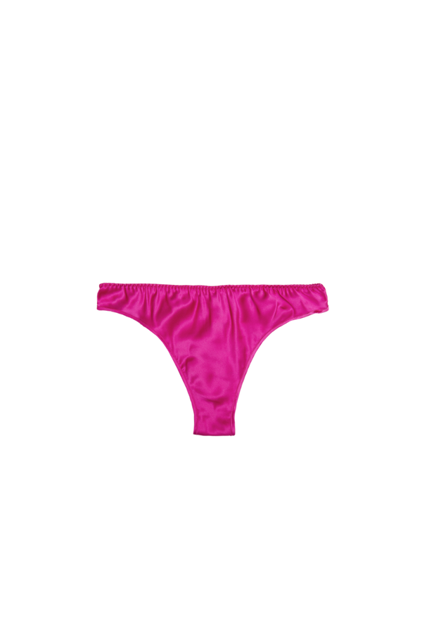 LEA: HOT PINK MEDIUM-WAISTED BRIEFS