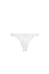 ZOE IVORY: LOW WAIST ORGANIC SILK PANTIES | SAMPLE