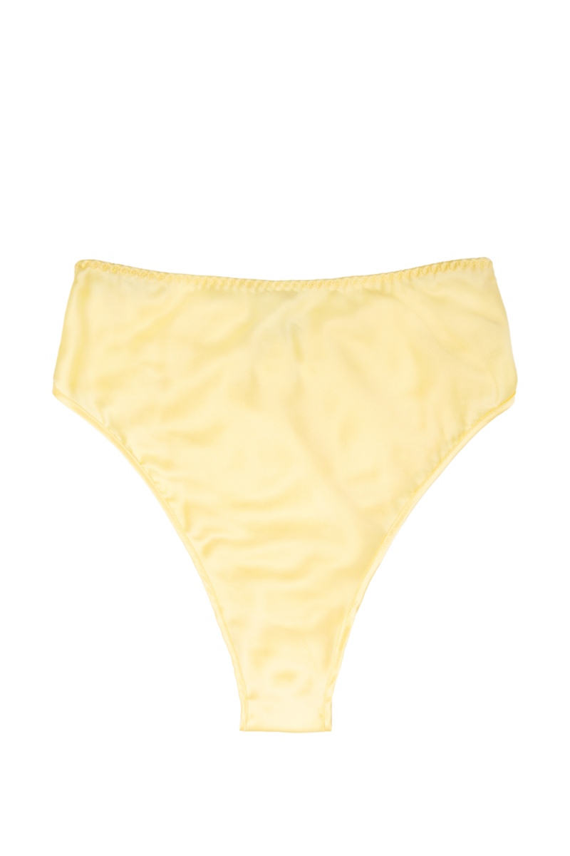 THEA: HIGH-WAISTED PANTIES IN BUTTER COLOR